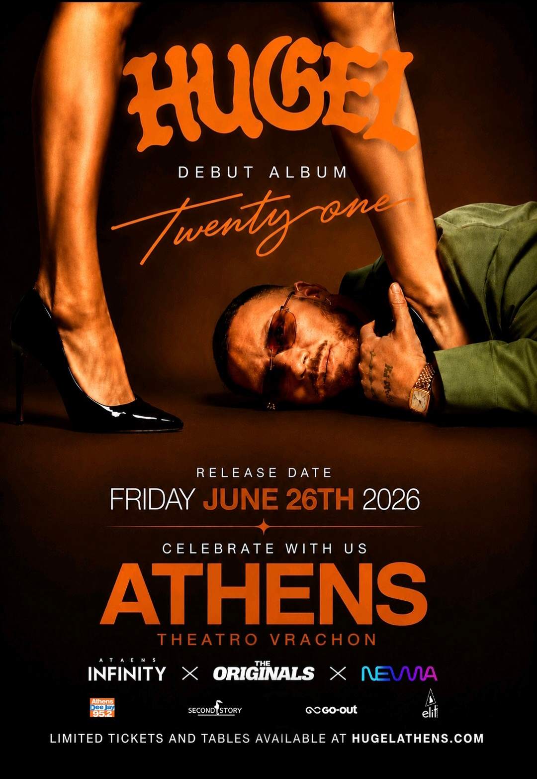 HUGEL Live in Athens at Vrachon Theater, Athens