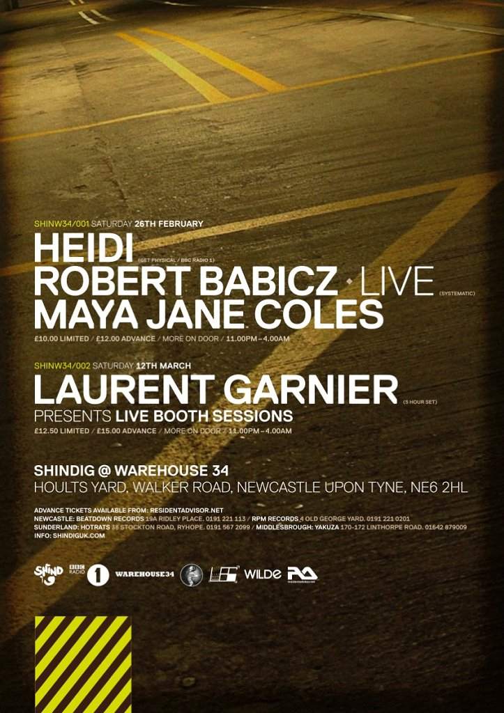 Shinw34/002 Shindig presents Laurent Garnier Live - Página trasera