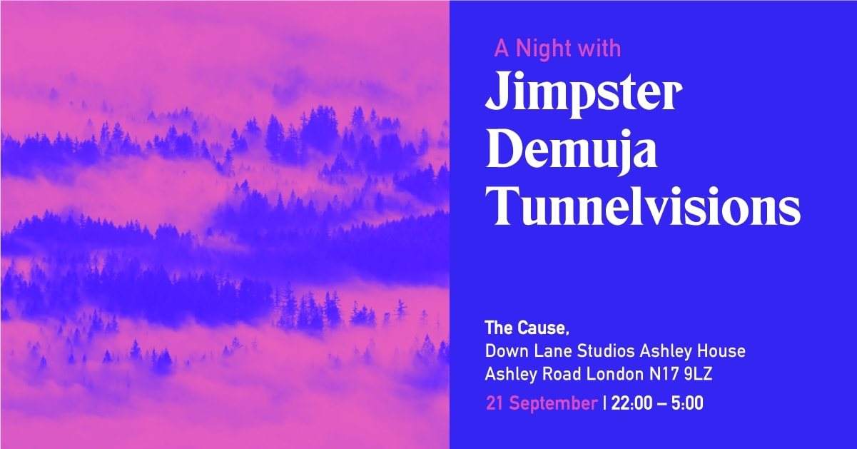 A Night with Jimpster, Demuja & Tunnelvisions - Página frontal