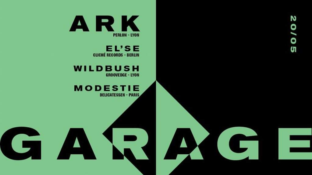 Garage Avec ARK, el'se, Wildbush, Modestie - Página frontal