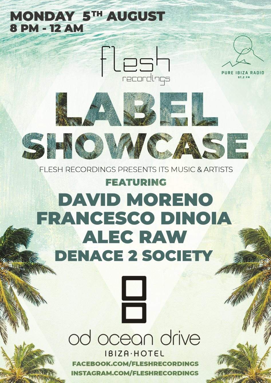 Flesh Label Showcase @OD Skybar - Página frontal