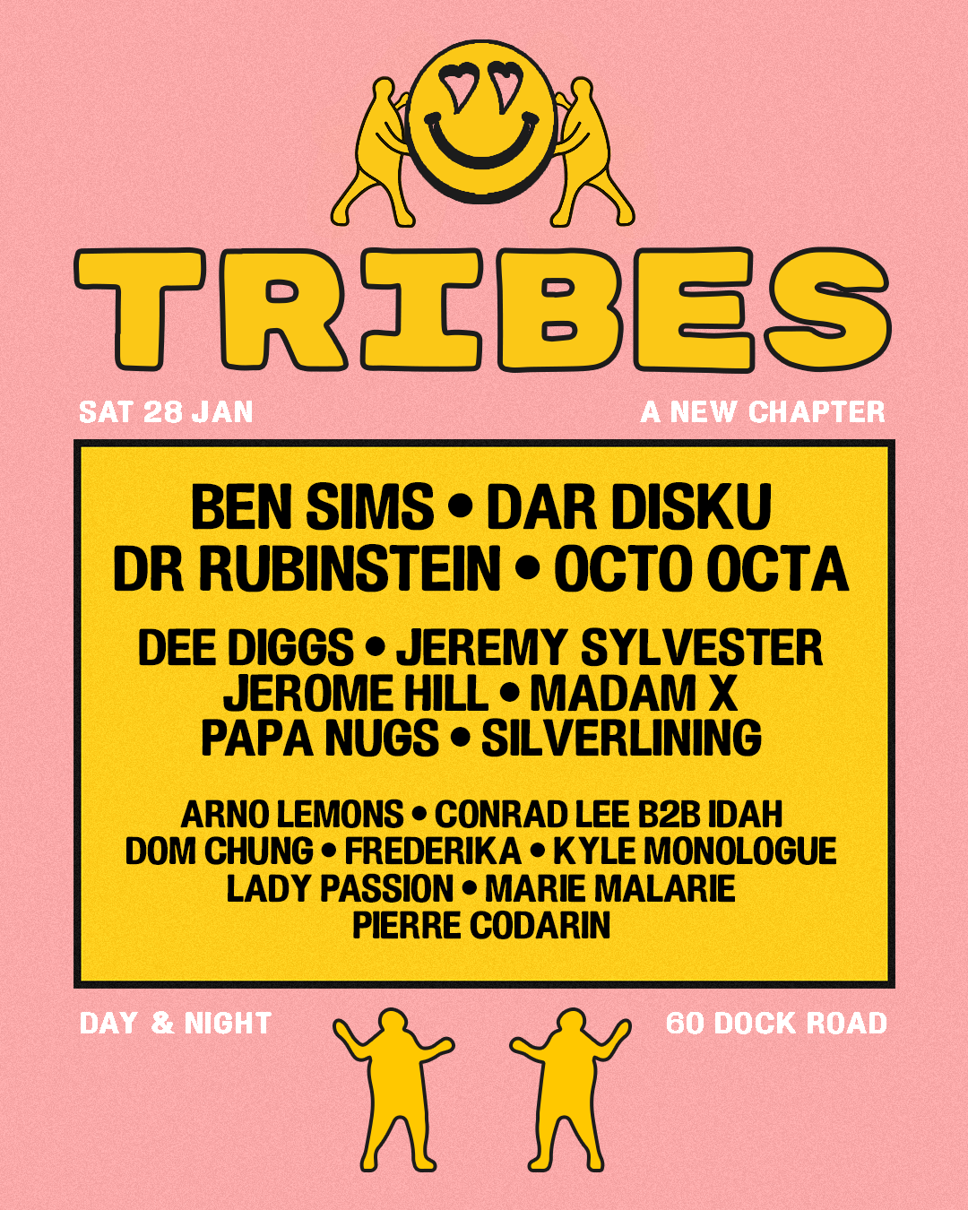 Tribes: A New Chapter w/ Ben Sims, Dr Rubinstein, Octo Octa, DAR DISKU, Jeremy Sylvester - Página frontal