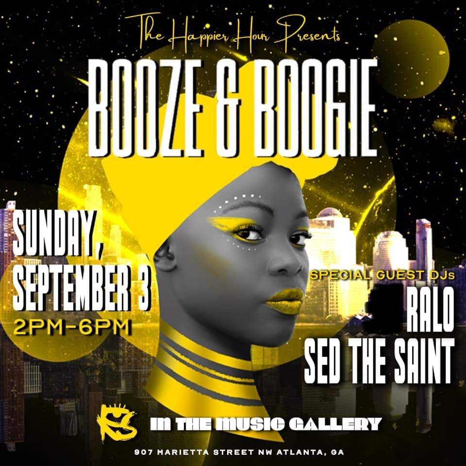The Happy Hour presents: Booze & Boogie with Ralo & Sed the Saint - Página frontal