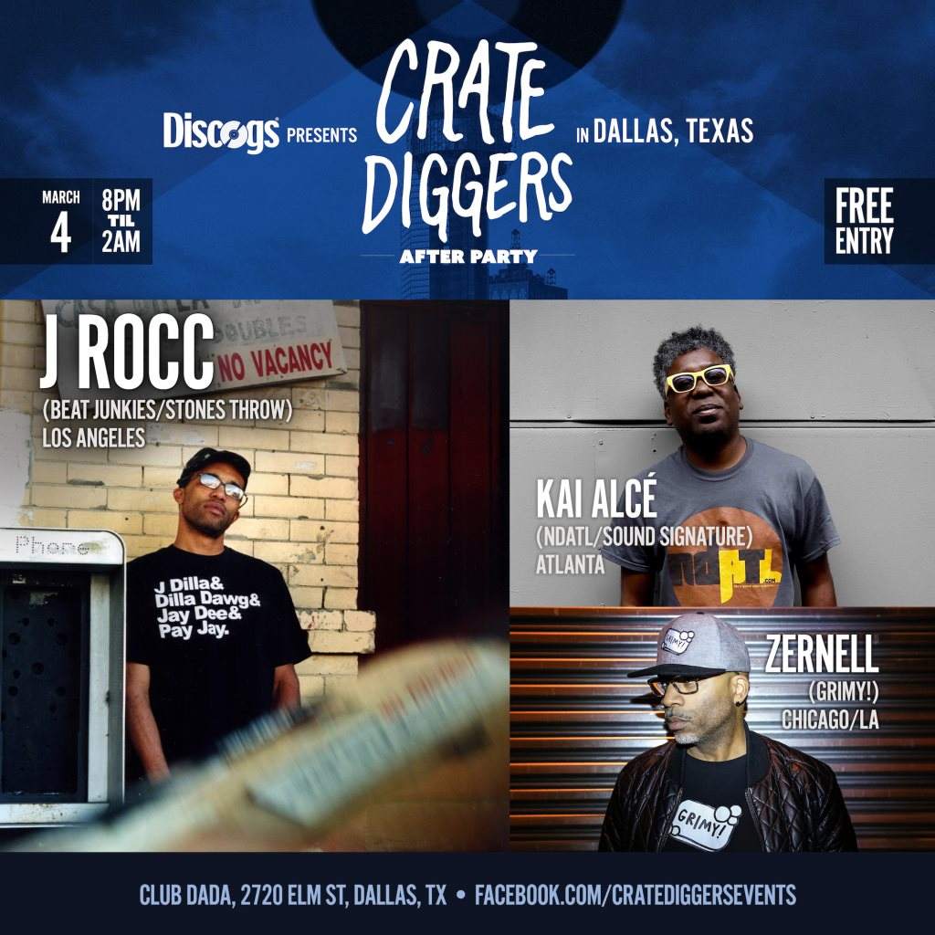 Crate Diggers Dallas {FREE} Record Fair & After Party - Página frontal
