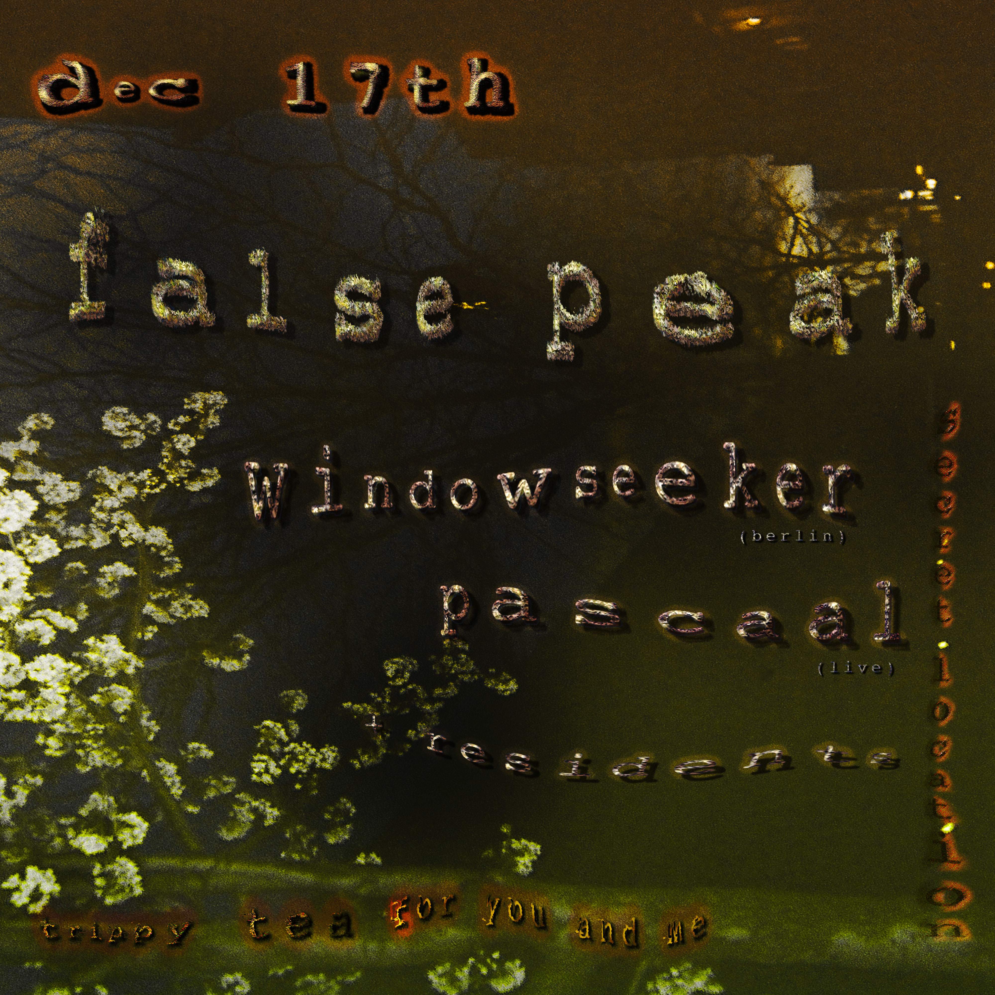 False Peak - Windowseeker, Pascaal (Live), Residents - Página frontal