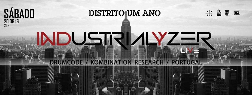 Distrito presents Industrialyzer Live - Página frontal