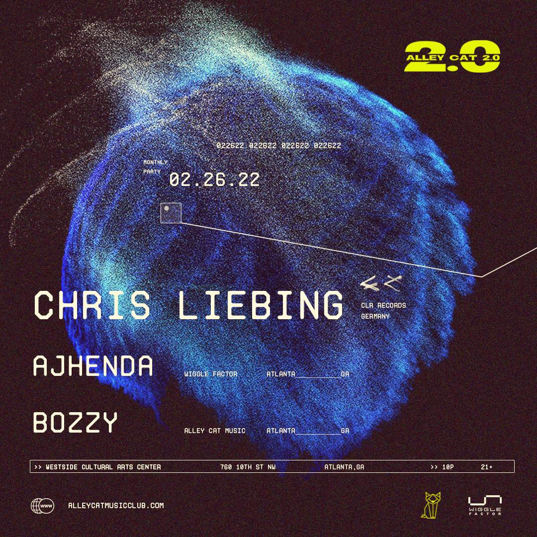 Alley Cat 2.0 with Chris Liebing - フライヤー表