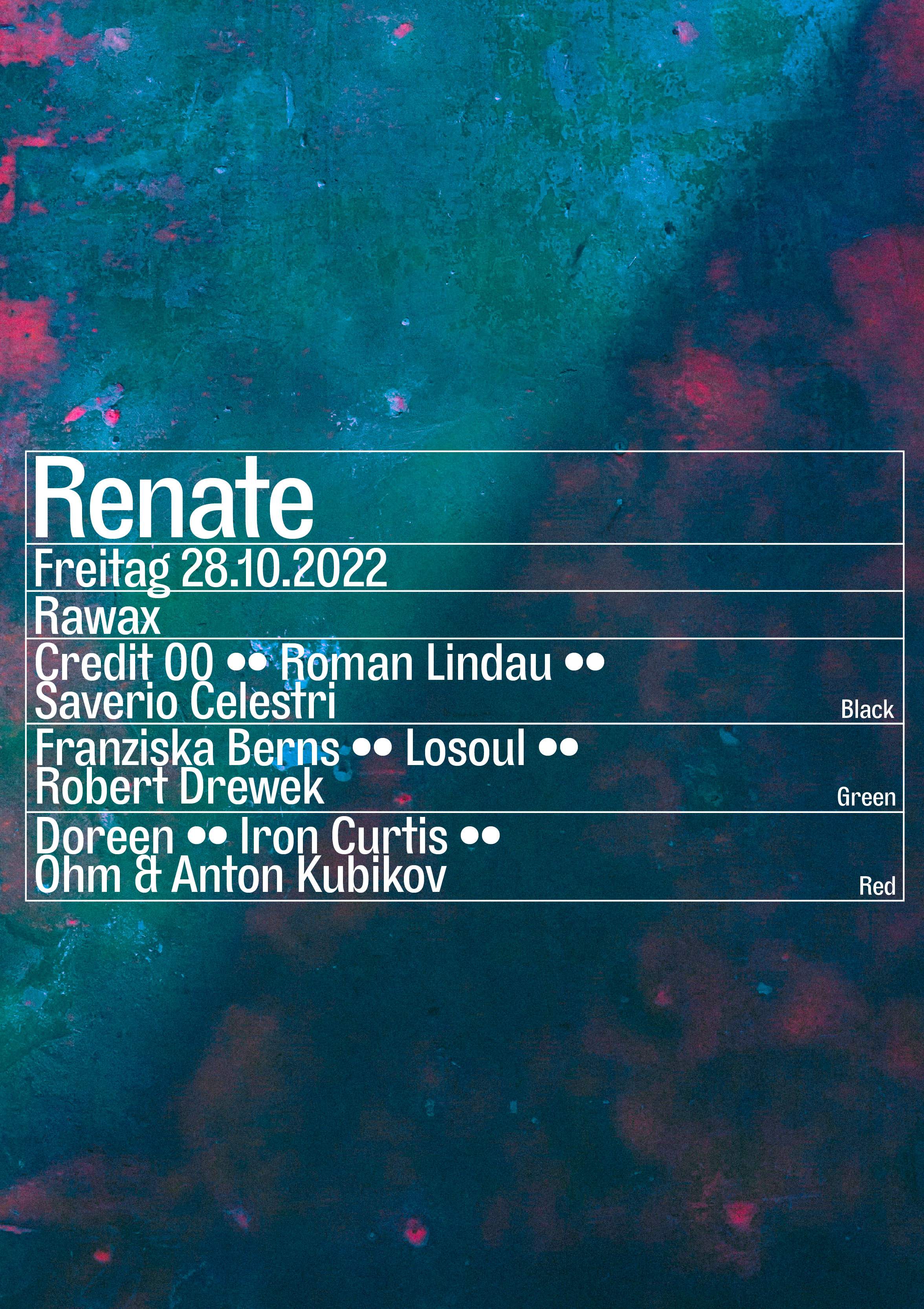 Rawax with Franziska Berns, Iron Curtis, Losoul, Roman Lindau - Página frontal