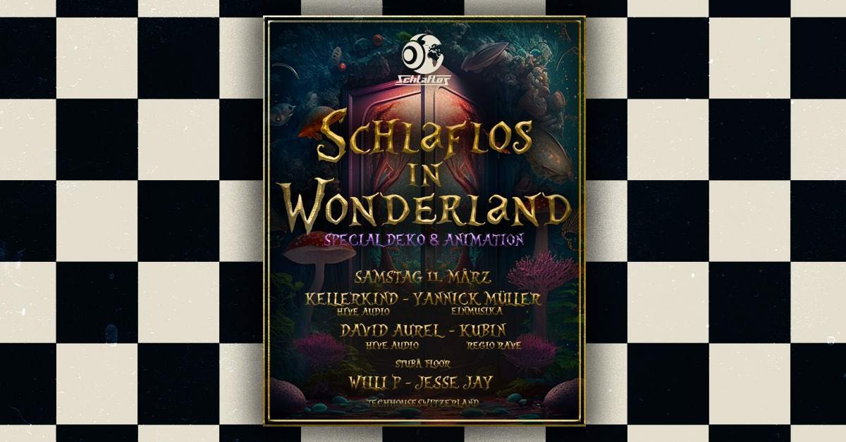 Schlaflos in Wonderland - フライヤー表
