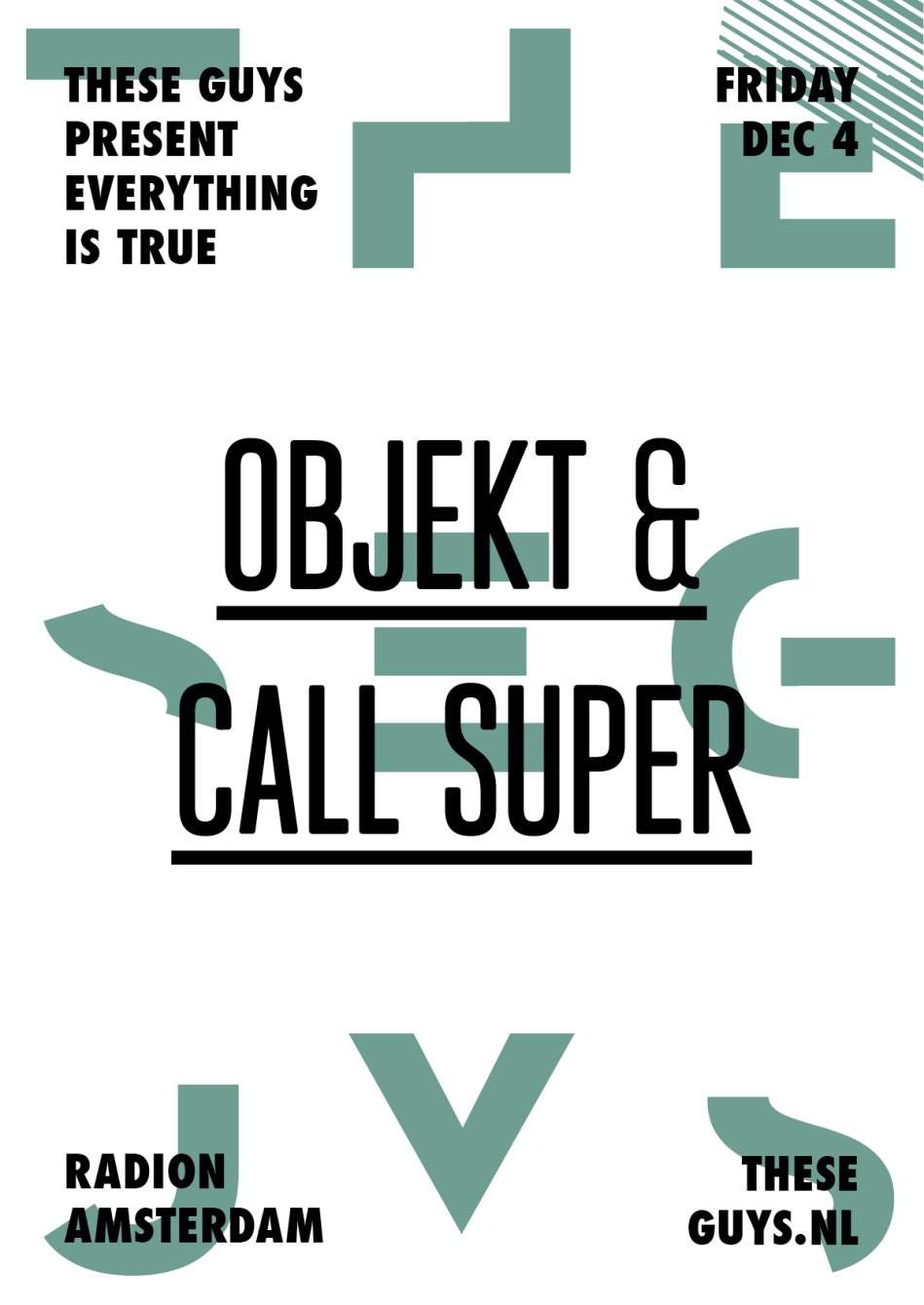 These Guys present Everything is True: Objekt & Call Super - Página frontal