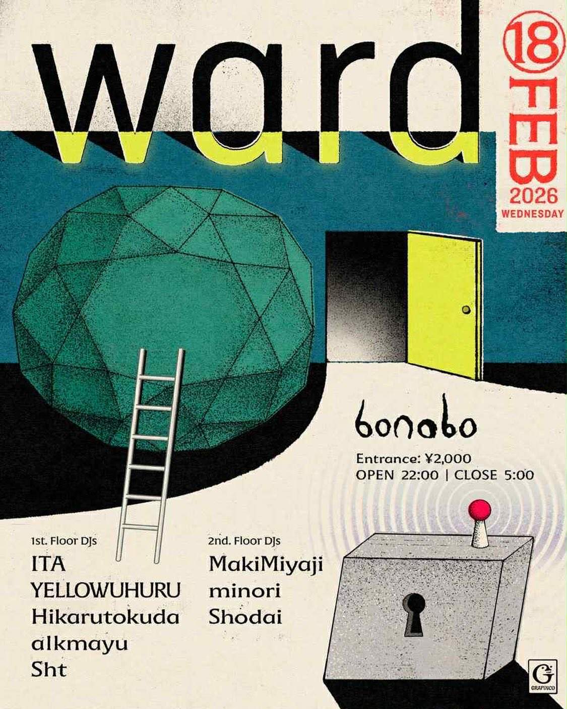 ward at Bonobo, Tokyo