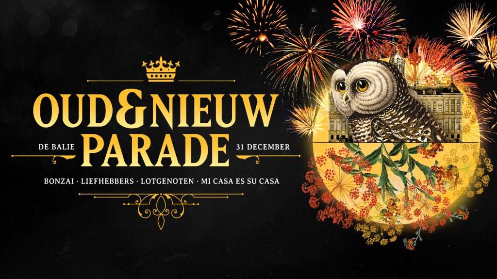 NYE 2018 / Oud & New Parade - フライヤー表
