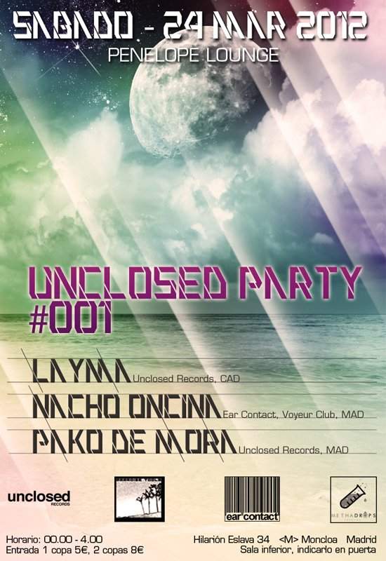 Unclosed Party - フライヤー表