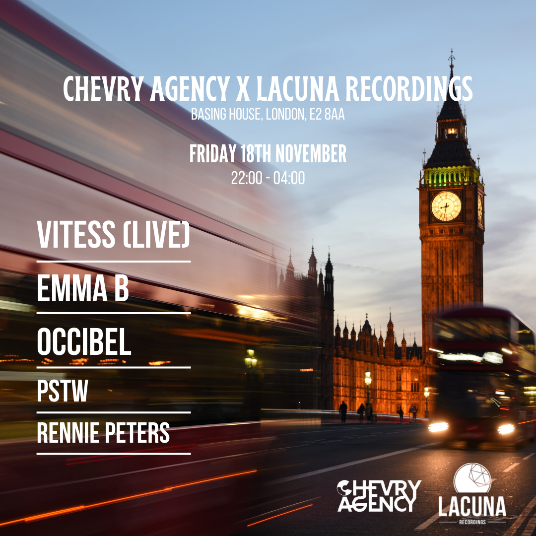 CHEVRY AGENCY & Lacuna Recordings: Basing House - フライヤー表