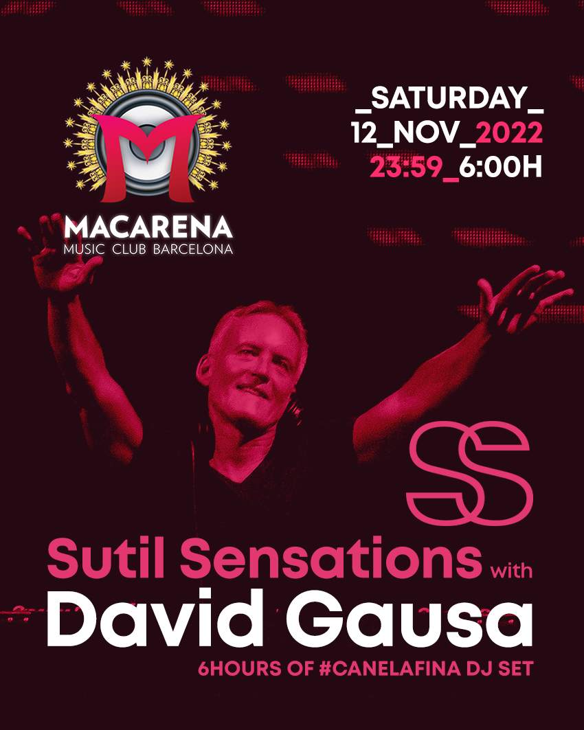 Sutil Sensations with David Gausa - Página frontal