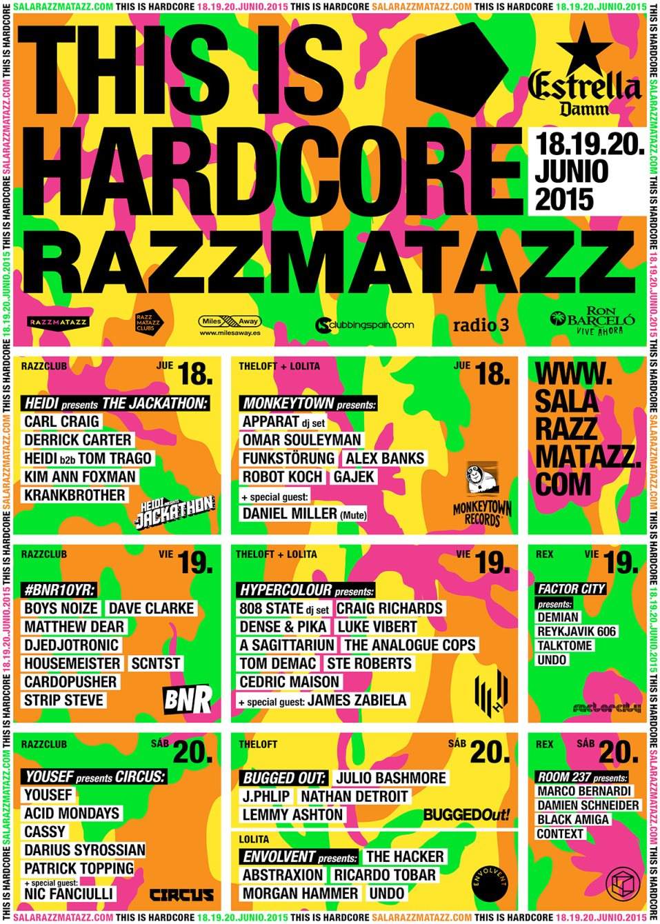 This Is Hardcore: Hypercolour: 808 State, Dense & Pika, Craig Richards - Página trasera