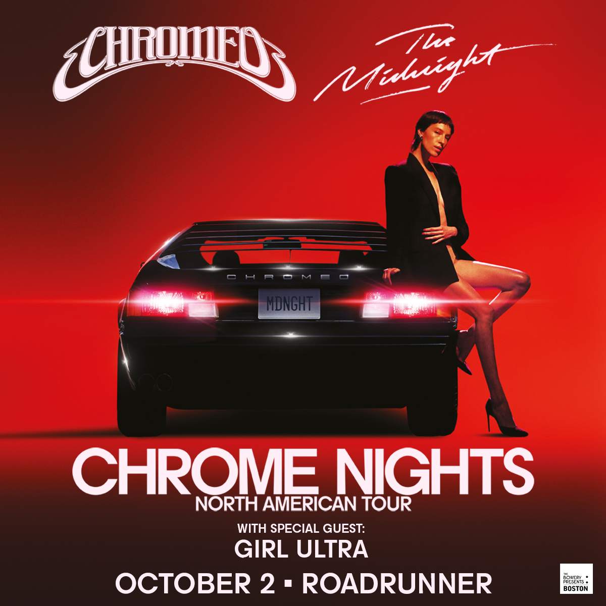 Chromeo & The Midnight - フライヤー表