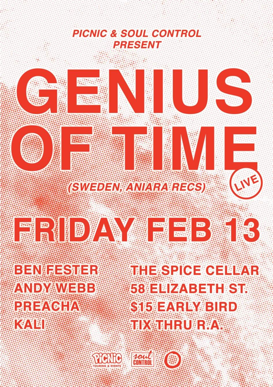 Picnic x Soul Control presents Genius of Time - Página frontal