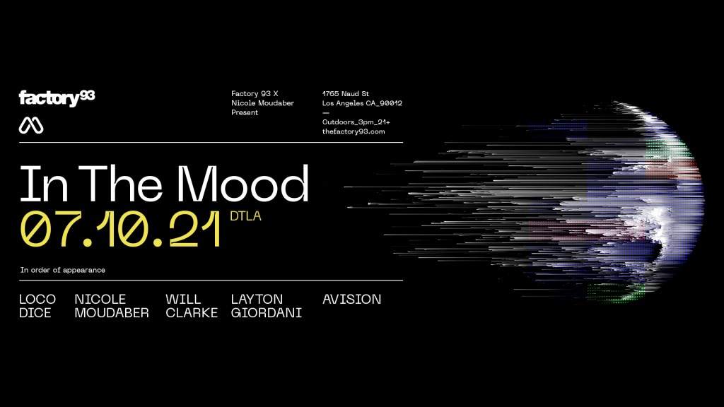 Factory 93 x Nicole Moudaber presents In the Mood - Página frontal