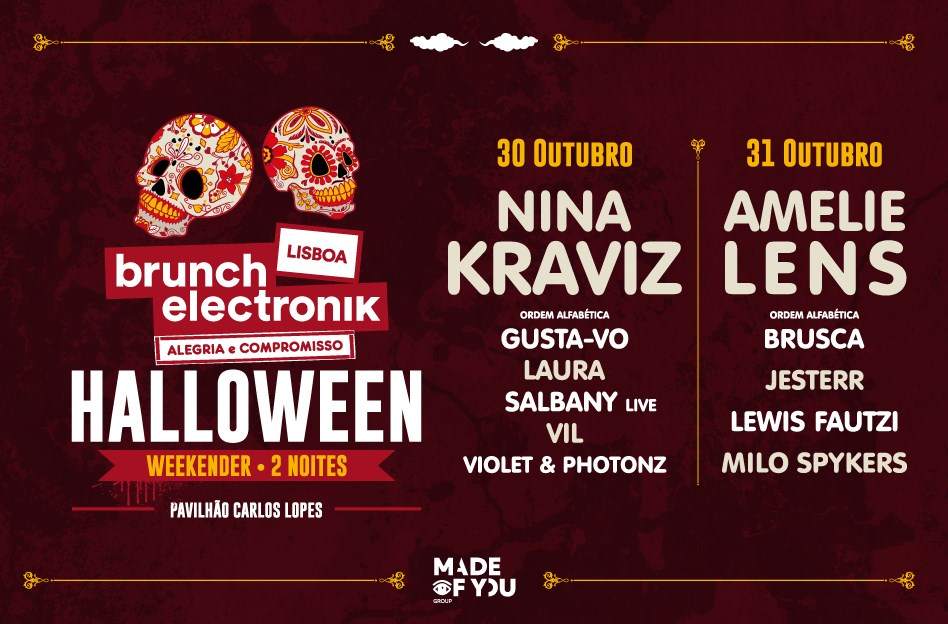 Day 2 - Brunch Electronik Weekender Lisboa - Special Halloween Party - Página frontal