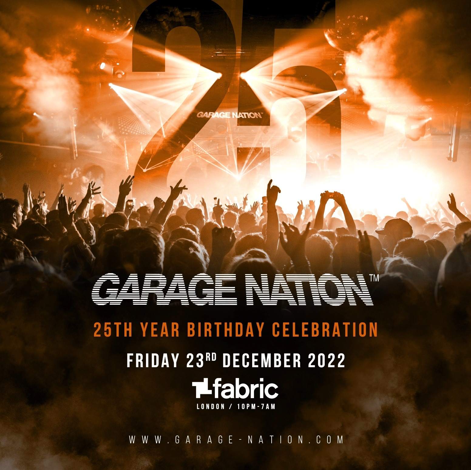 Garage Nation - 25th Year Birthday Celebration - Página frontal