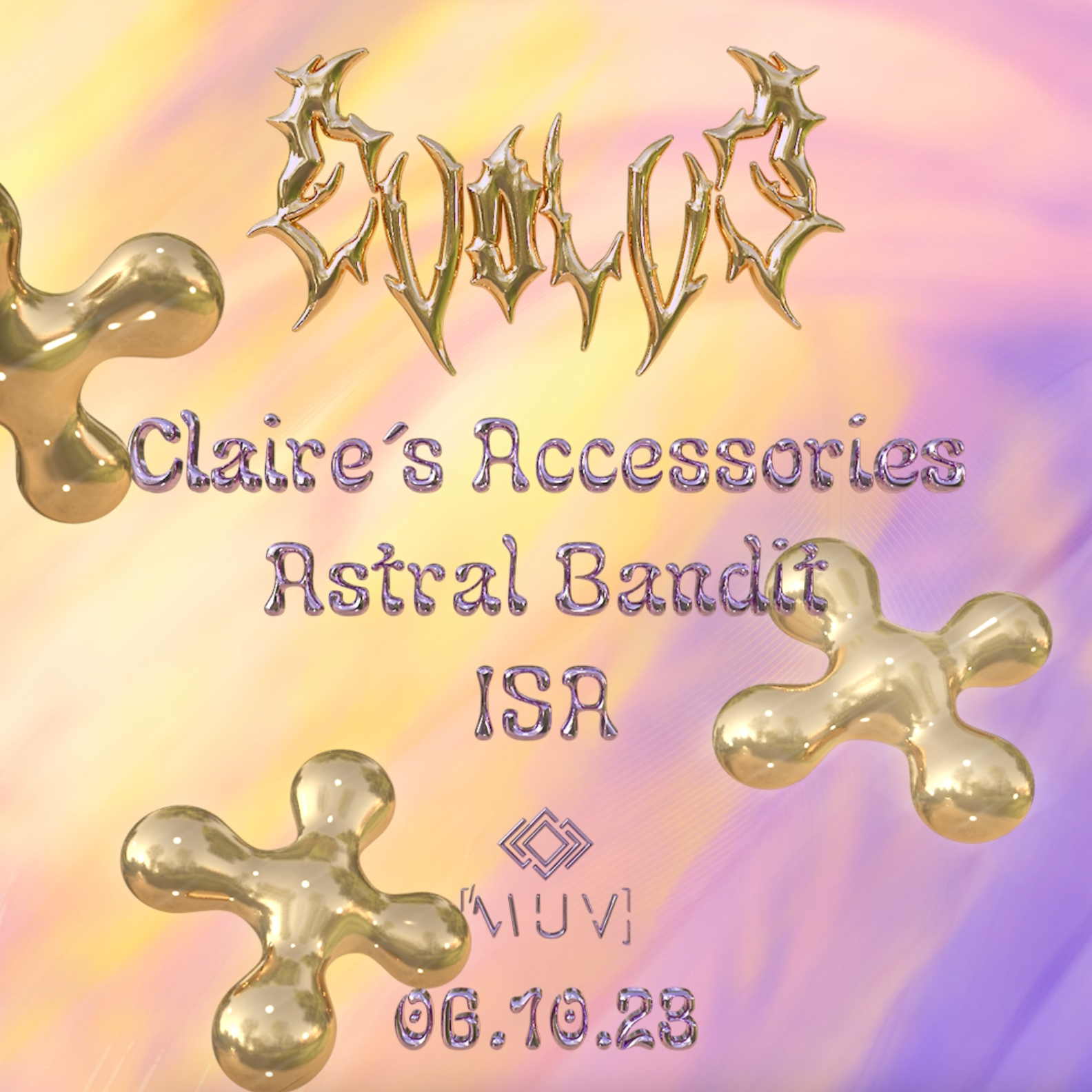 Evolve with Astral Bandit & Claire's Accessories - Página frontal