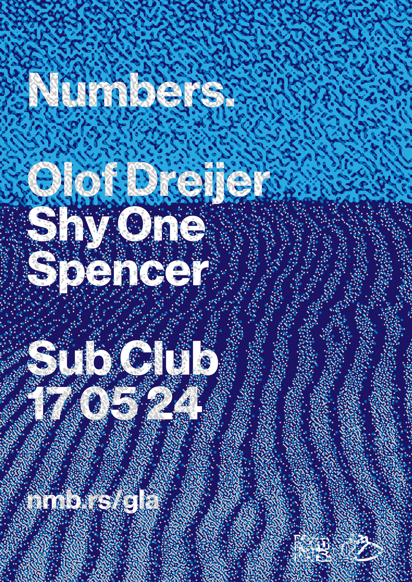 Numbers - Olof Dreijer (The Knife / Oni Ayhun) + Shy One + Spencer - フライヤー表