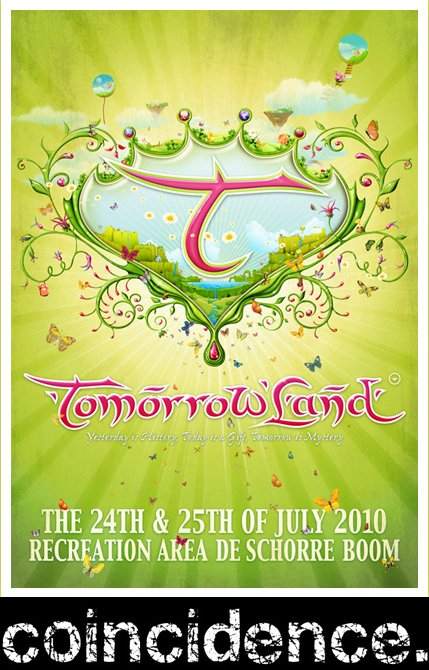 Tomorrowland 2010 - Sunday - フライヤー表