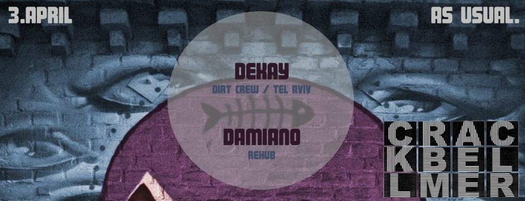 as Usual with Dekay & Damiano - フライヤー表