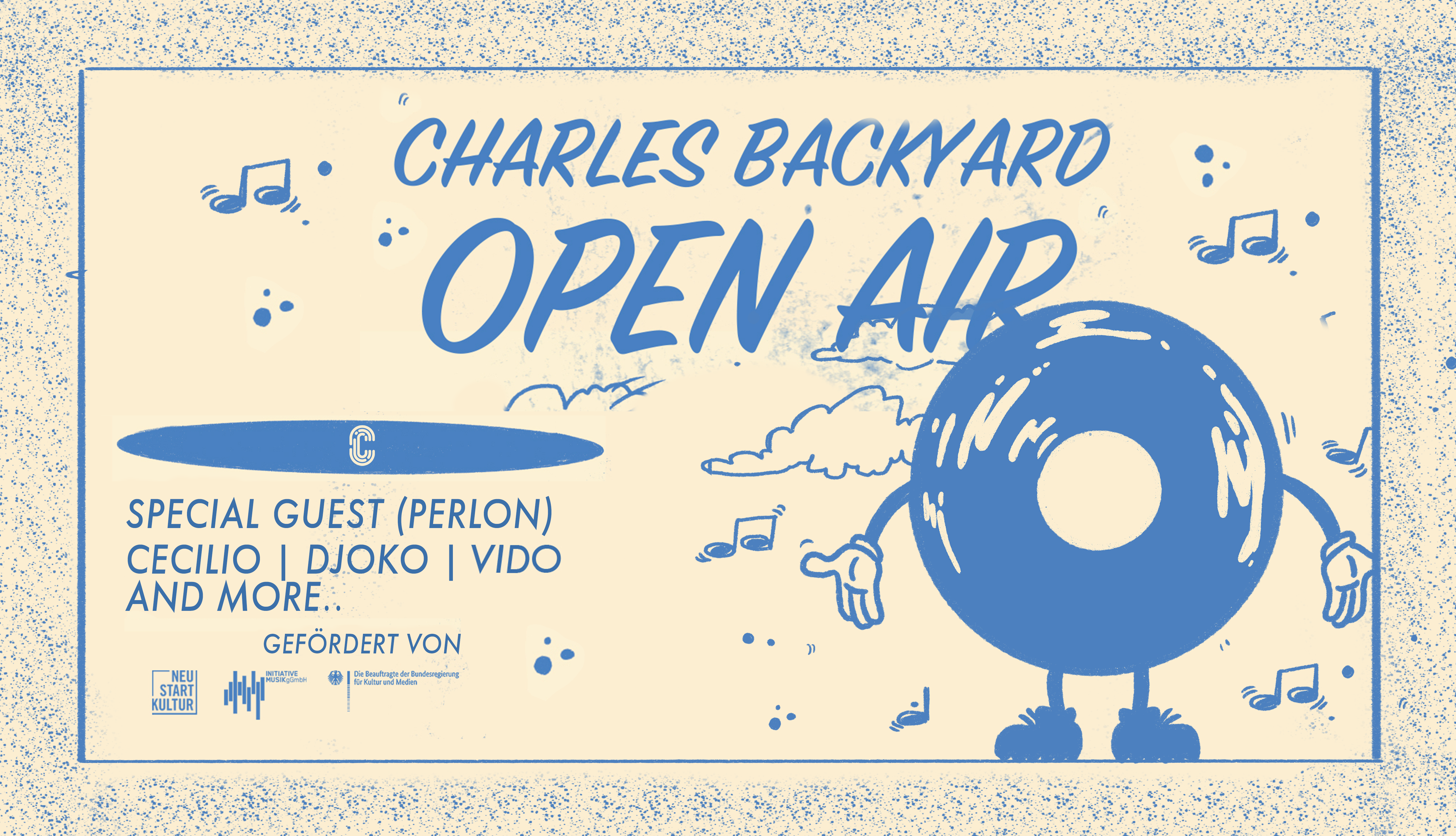 Charles Backyard Open Air w/ Secret Guest (Perlon) & Cecilio - Página frontal