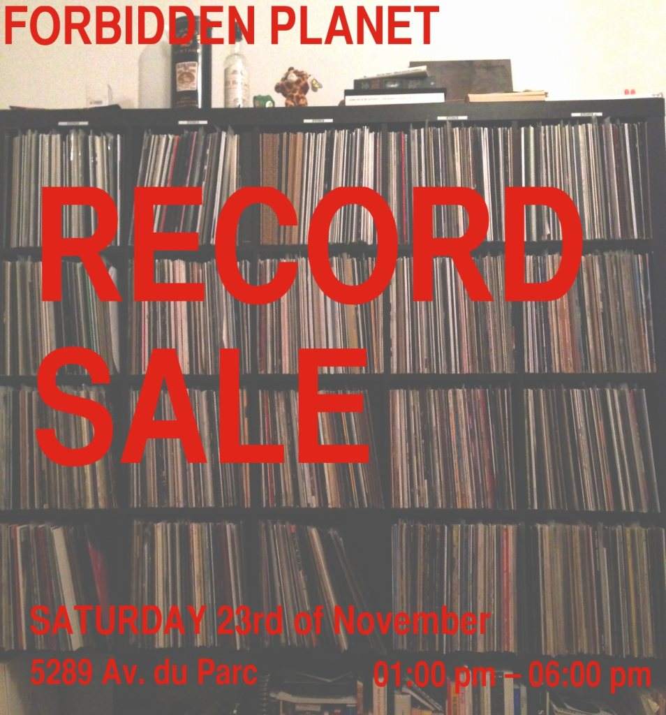 Forbidden Planet Record Sale/Swap - Página frontal