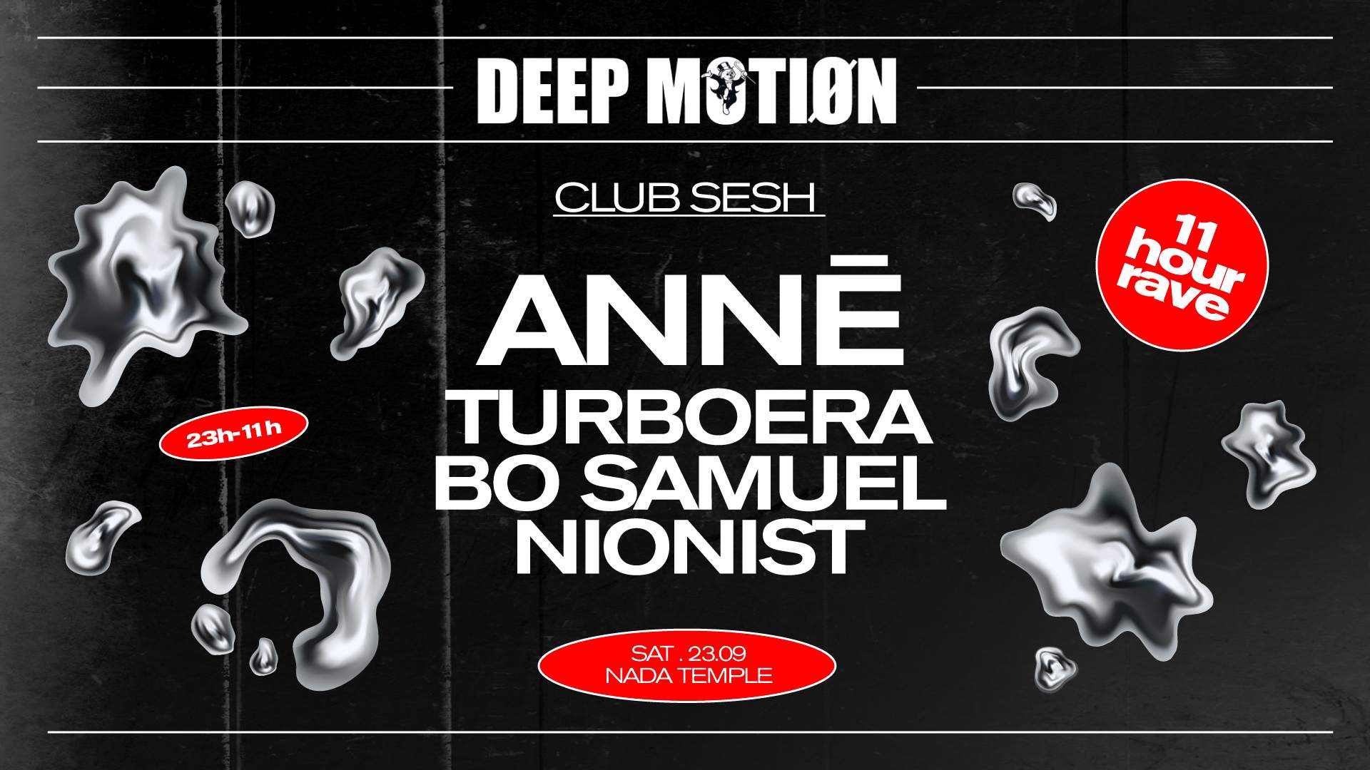 CLUB SESH with ANNĒ - フライヤー表