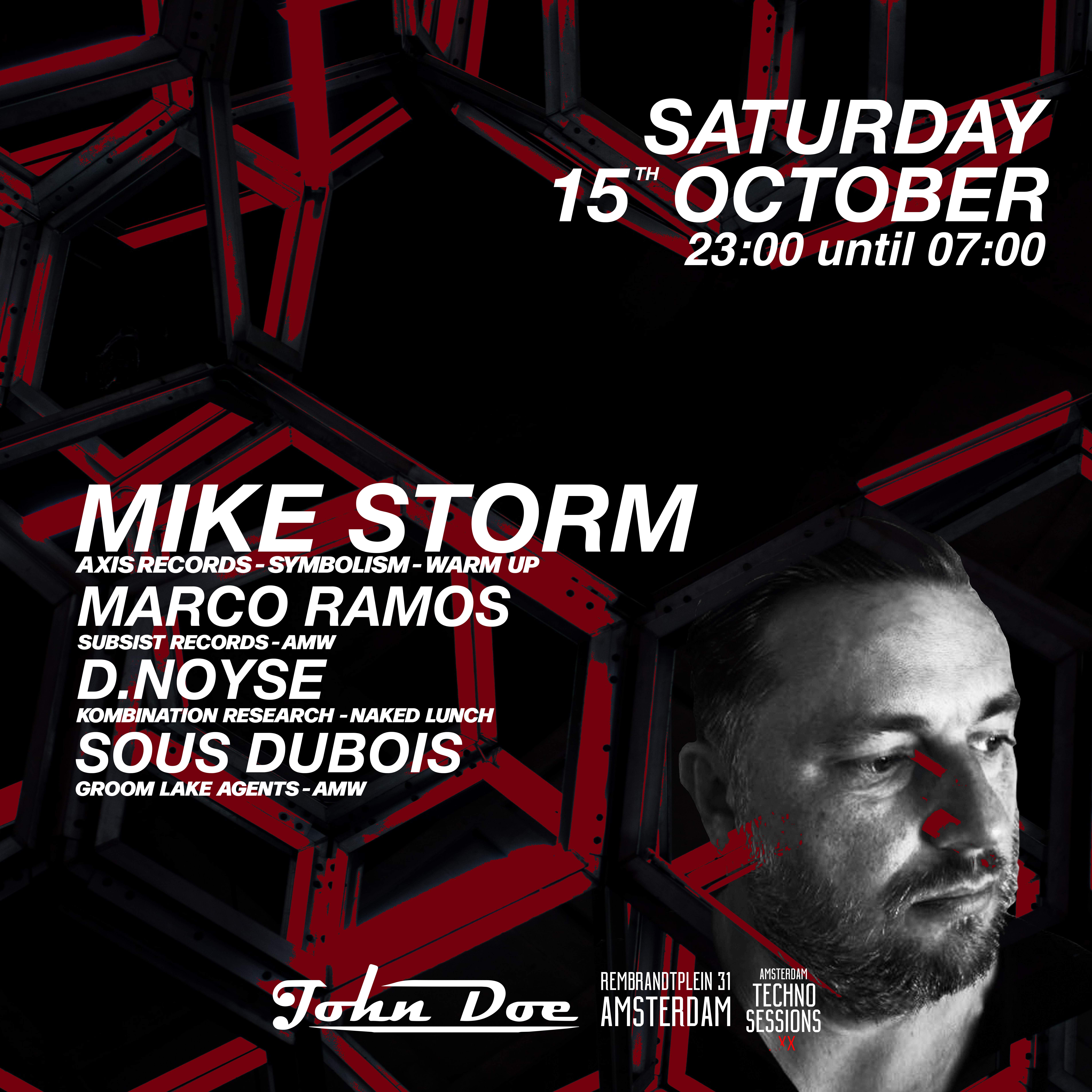 Amsterdam Techno Sessions with Mike Storm (Axis Records - Symbolism - Warm Up) - LIVE - Página frontal