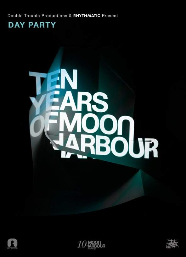 Rhythmatic presents 10 Years Of Moon Harbour Day Party with Chris Lattner & Ekkohaus - フライヤー表