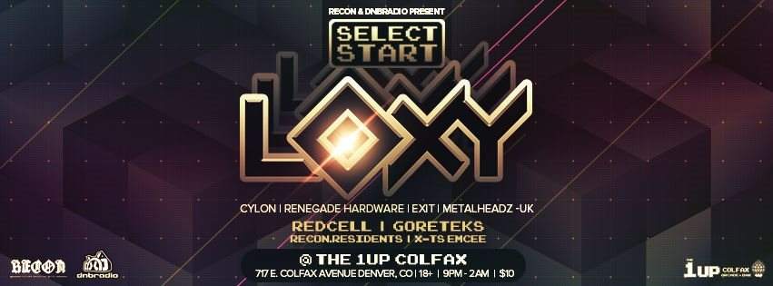 Select Start Feat. Loxy - Recon - フライヤー表