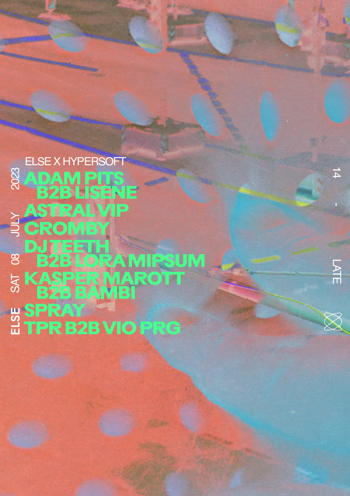 Else x Hypersoft: Adam Pits, Kasper Marott, Cromby, Bambi, Spray, Lisene +  more bei Else, Berlin