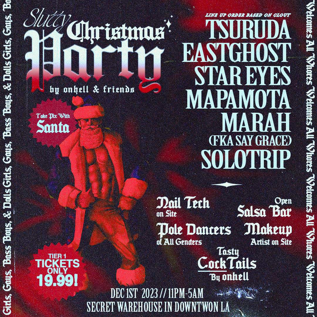 Slutty Christmas Party by ONHELL ft: Tsuruda, Eastghost, Stareyes, Mapamota, Marah, Solotrip - Página frontal