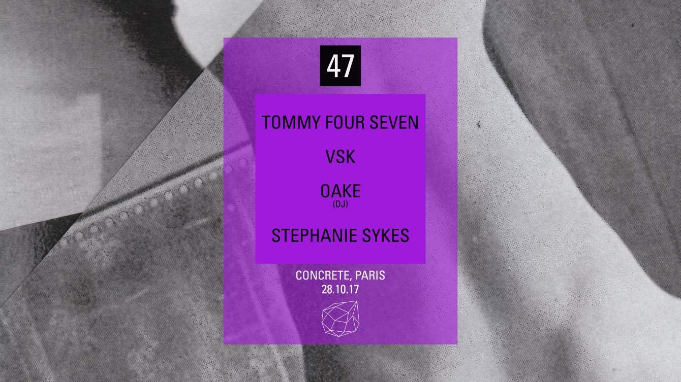 Concrete [47]: Tommy Four Seven, VSK, OAKE, Stephanie Sykes / Woodfloor: December b2b Coni b2b - Página trasera