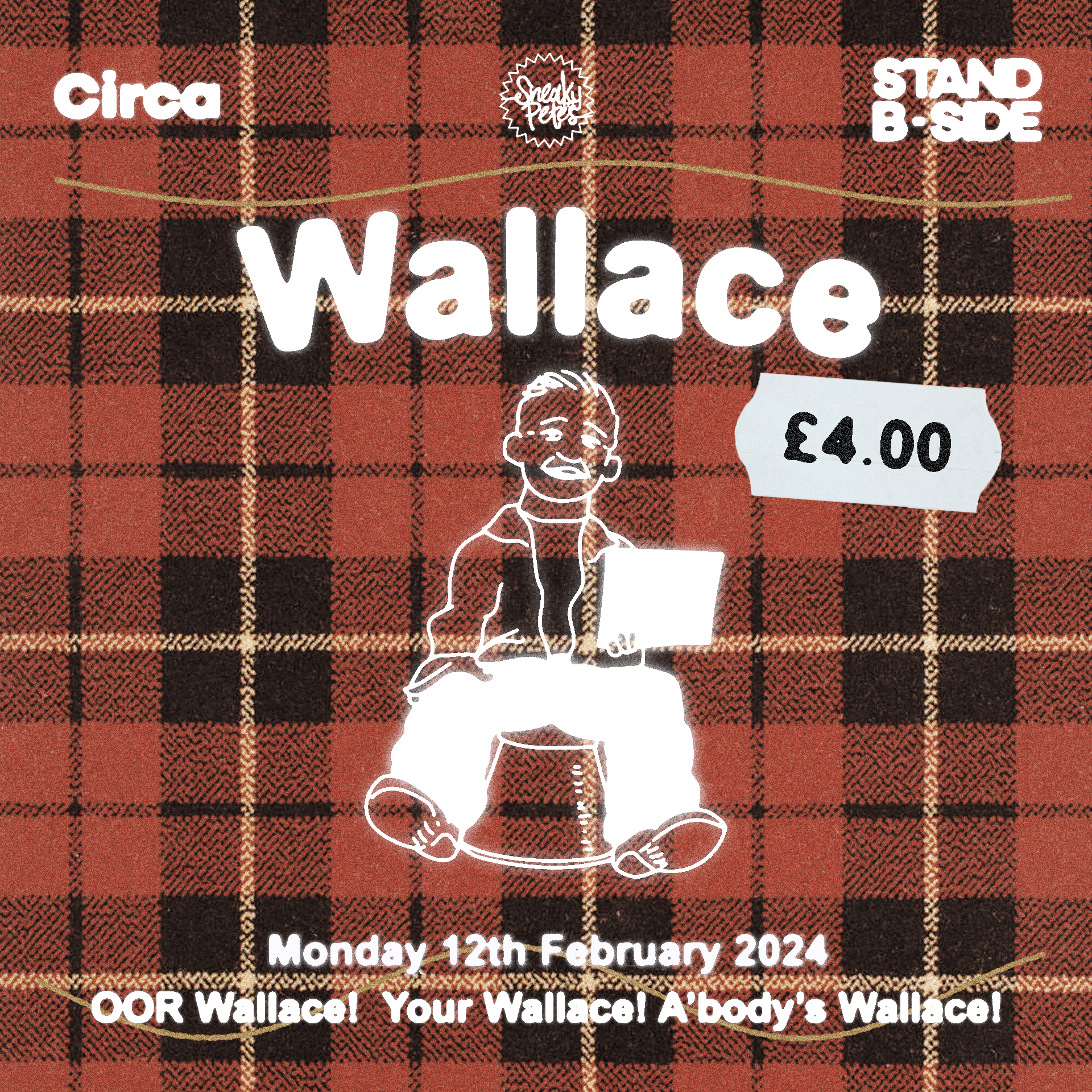 Circa x Stand B-Side: Wallace - フライヤー表