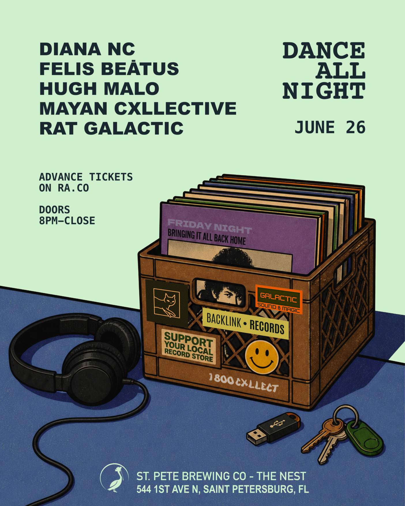 Dance All Night at The Nest at St. Pete Brewing Co., Tampa Bay