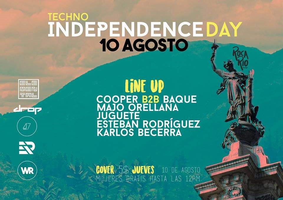 Independence Day & Techno: Special Edition Session - Página frontal