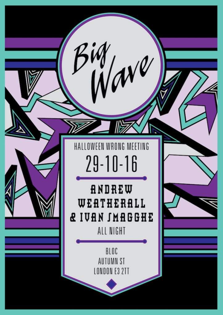Big Wave: Halloween Wrong Meeting - Andrew Weatherall & Ivan Smagghe - Página frontal