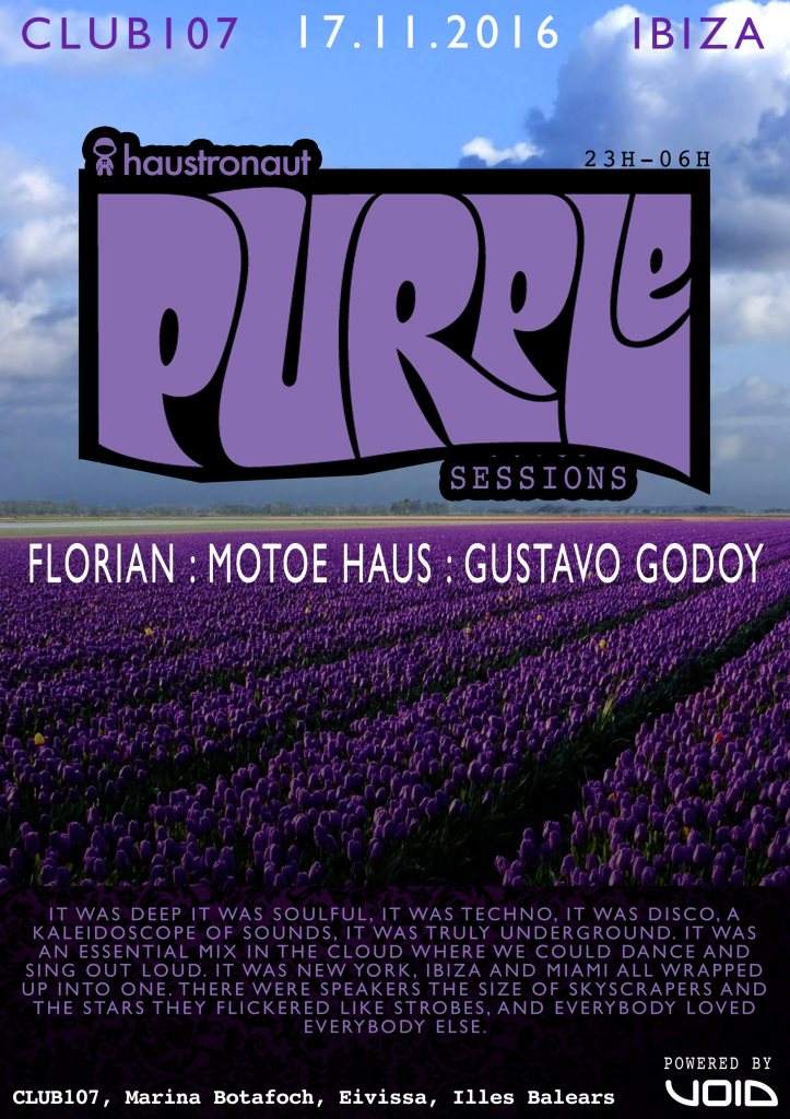 Purple Sessions - フライヤー表