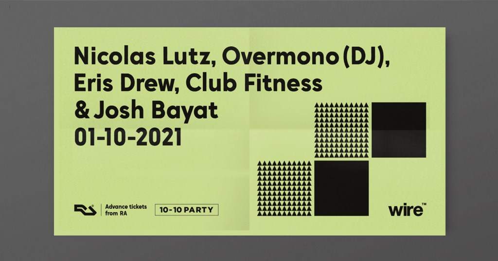 10pm - 10am: Nicolas Lutz, Overmono (DJ), Eris Drew, Club Fitness & Josh Bayat - Página frontal
