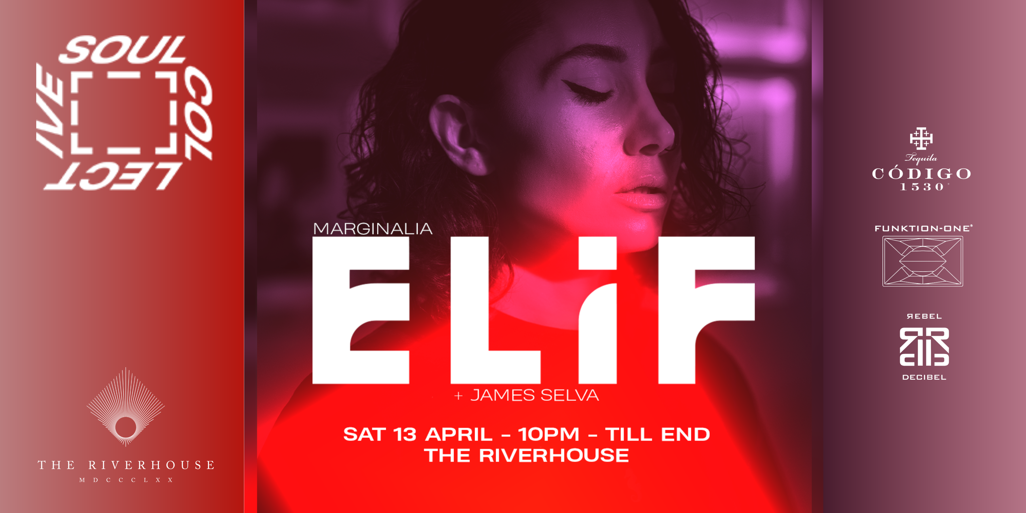 Soul Collective presents Elif - フライヤー表
