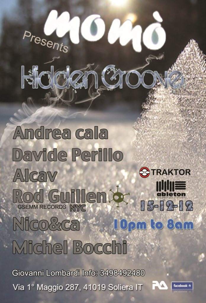 Momo presents Hidden Groove Party - Página frontal