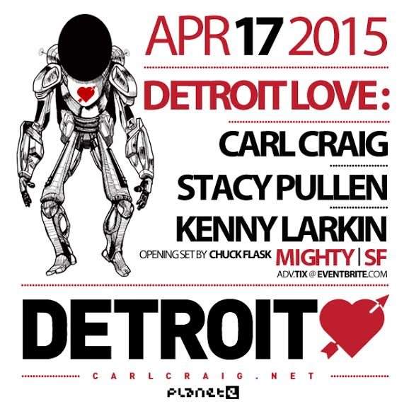 Detroit Love with Carl Craig, Stacey Pullen & Kenny Larkin - Página frontal