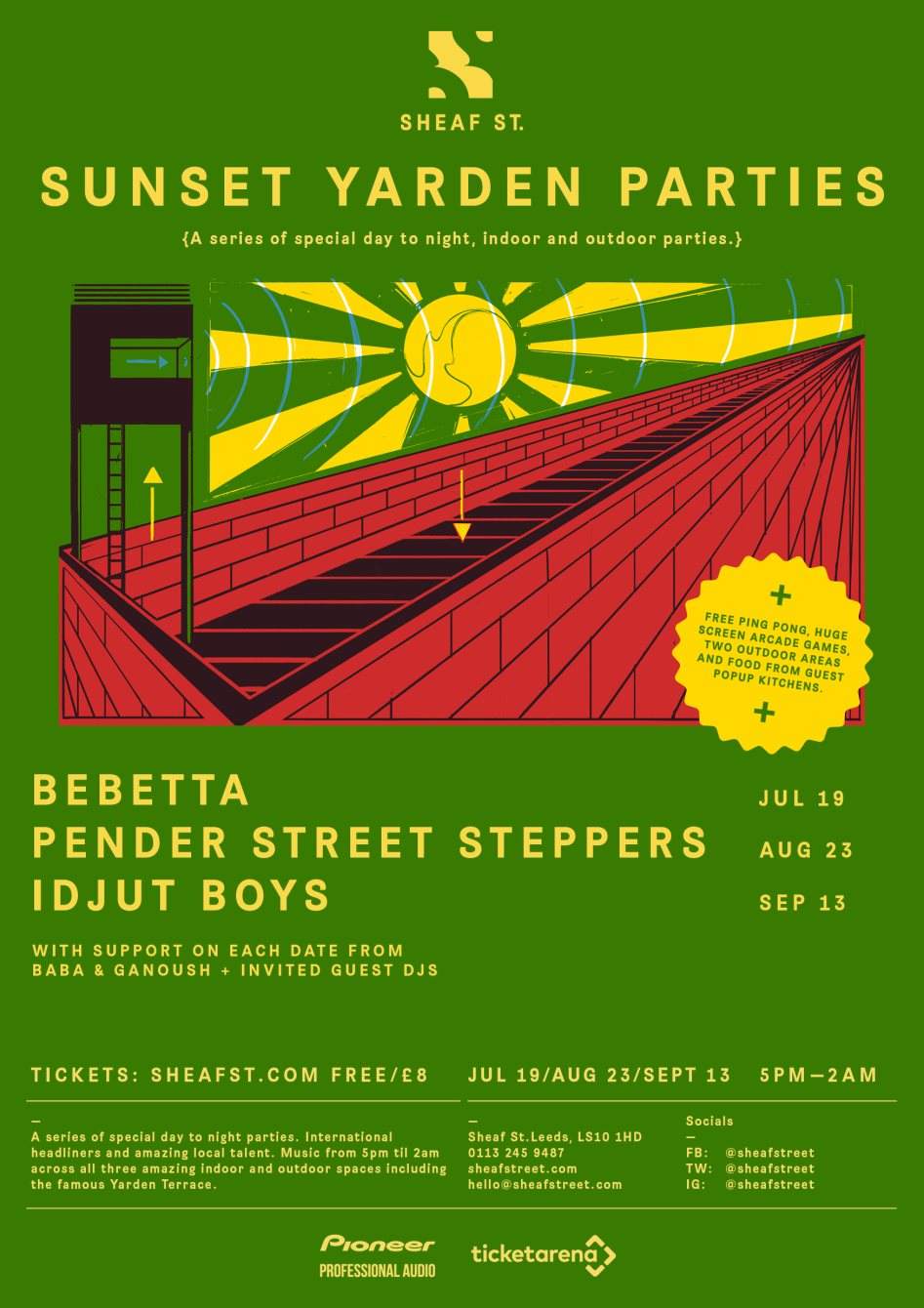 Sunset Yarden Party - Pender Street Steppers at Sheaf St, Leeds