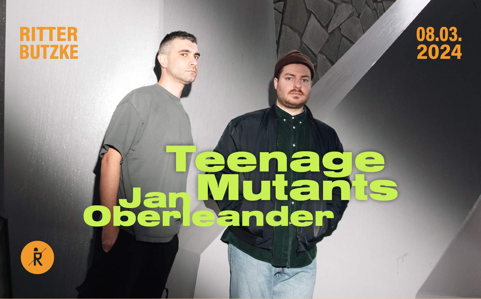 Teenage Mutants & Jan Oberlaender - フライヤー表