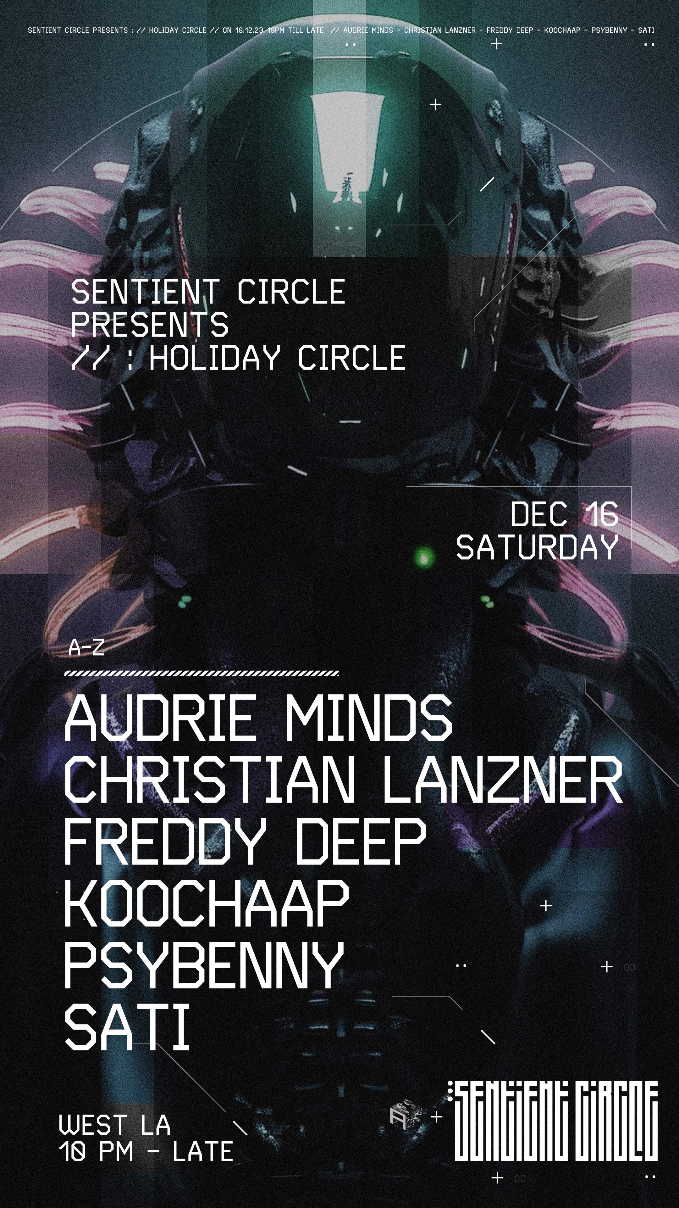 Sentient Circle presents: Holiday Circle bei TBA - West LA, Los Angeles